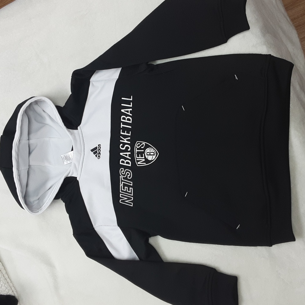 Adidas NBA Nets Hoodie kids size S (8)